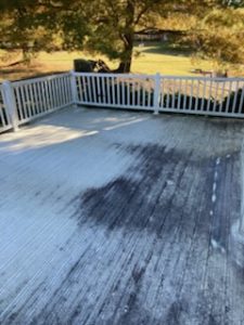 Deck cleaning and restoration services