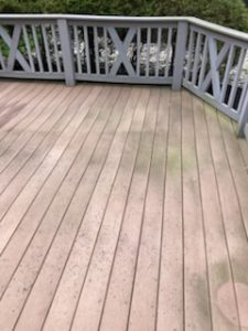 Deck cleaning and restoration services