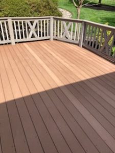 Deck cleaning and restoration services