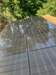Solar panel cleaning services
