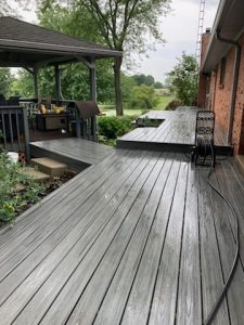 Deck cleaning and restoration services